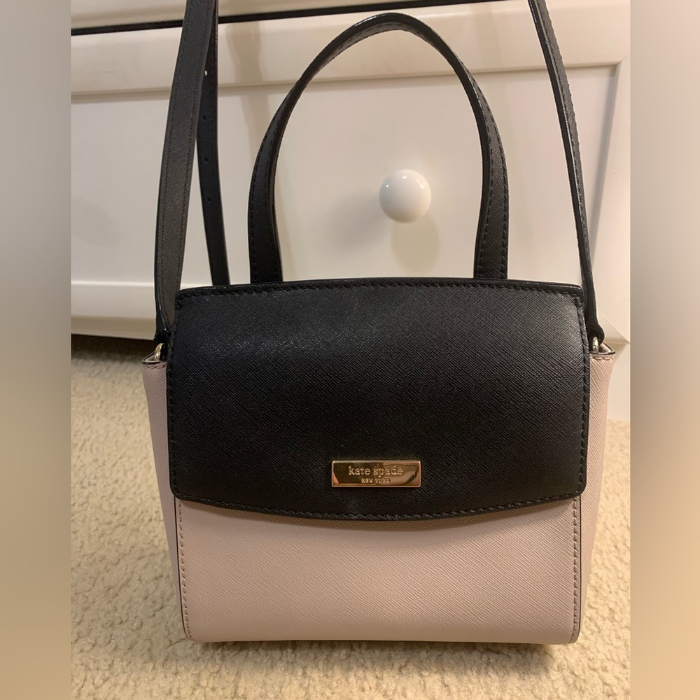 Kate Spade Crossbody in Black & Taupe